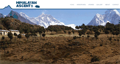 Desktop Screenshot of himalayanascent.com
