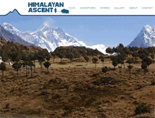 Tablet Screenshot of himalayanascent.com